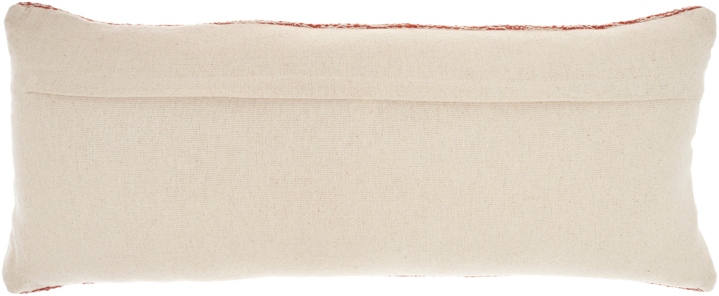 Life Styles DC207 Cotton Woven Cotton Solid Throw Pillow From Mina Victory By Nourison Rugs
