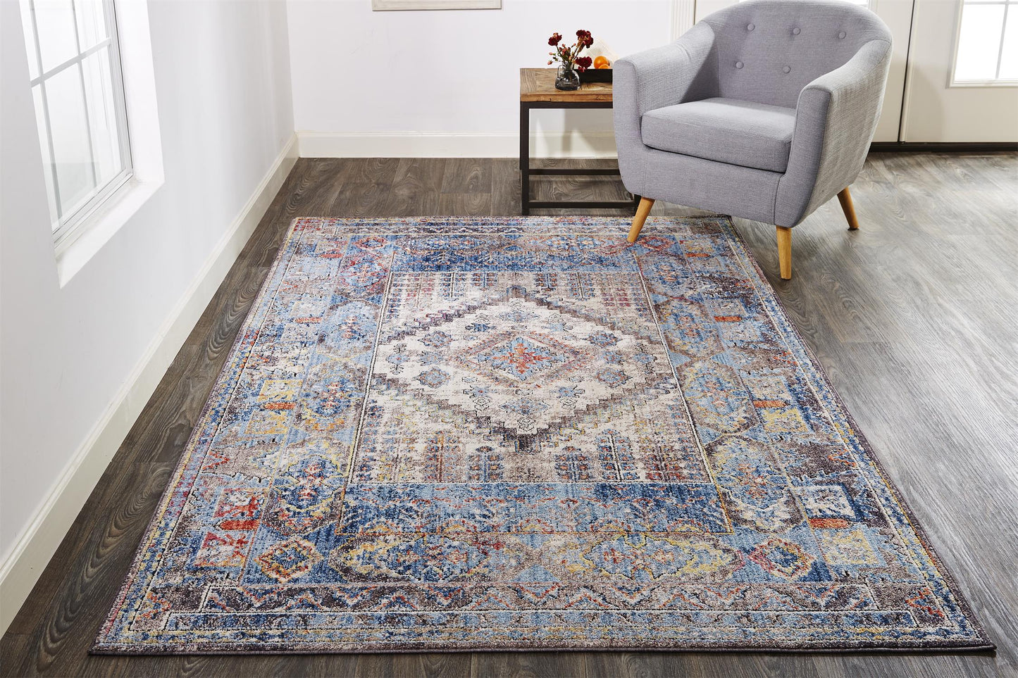 Armant 3904F Machine Made Synthetic Blend Indoor Area Rug by Feizy Rugs