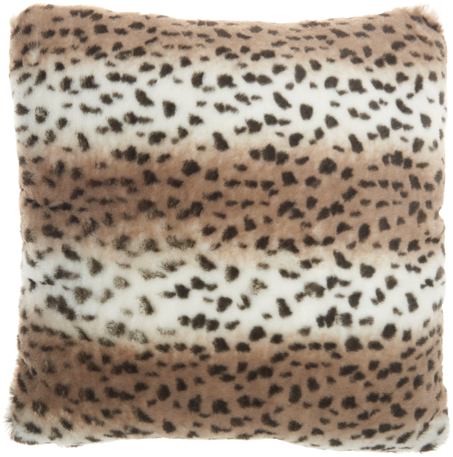 Faux Fur VV465 Synthetic Blend Deer Faux Fur Throw Pillow From Mina Victory By Nourison Rugs