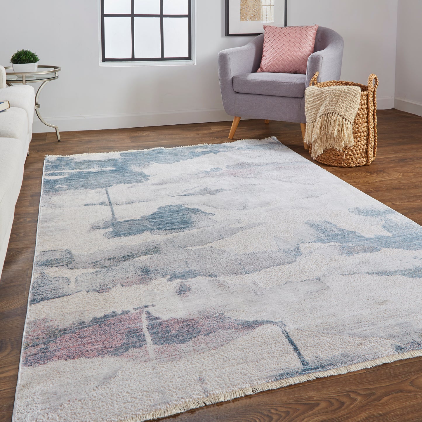 Kyra 3857F Machine Made Synthetic Blend Indoor Area Rug by Feizy Rugs