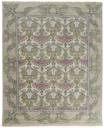 Beall 6714F Hand Knotted Wool Indoor Area Rug by Feizy Rugs