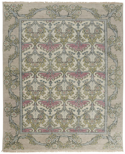 Beall 6714F Hand Knotted Wool Indoor Area Rug by Feizy Rugs