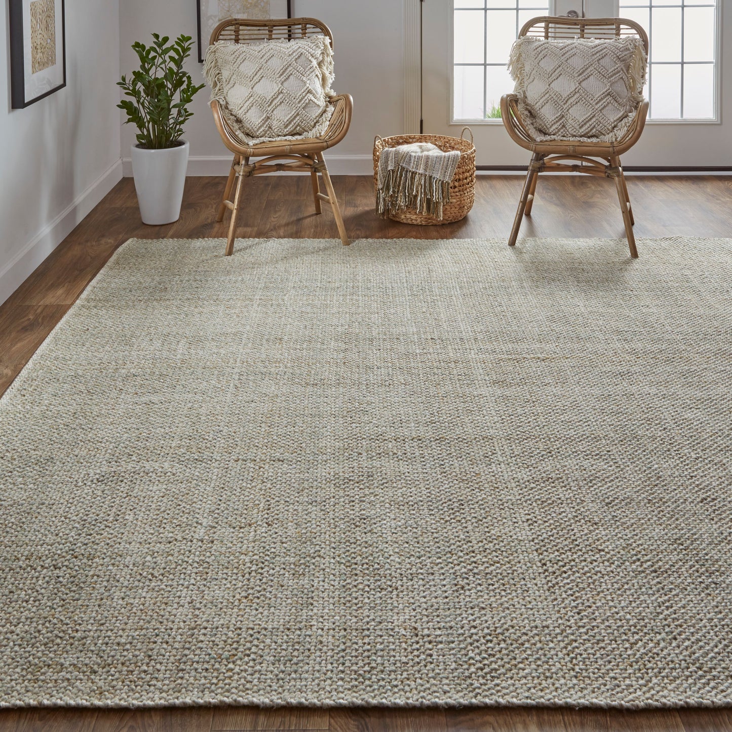 Naples 0751F Hand Woven Synthetic Blend Indoor Area Rug by Feizy Rugs