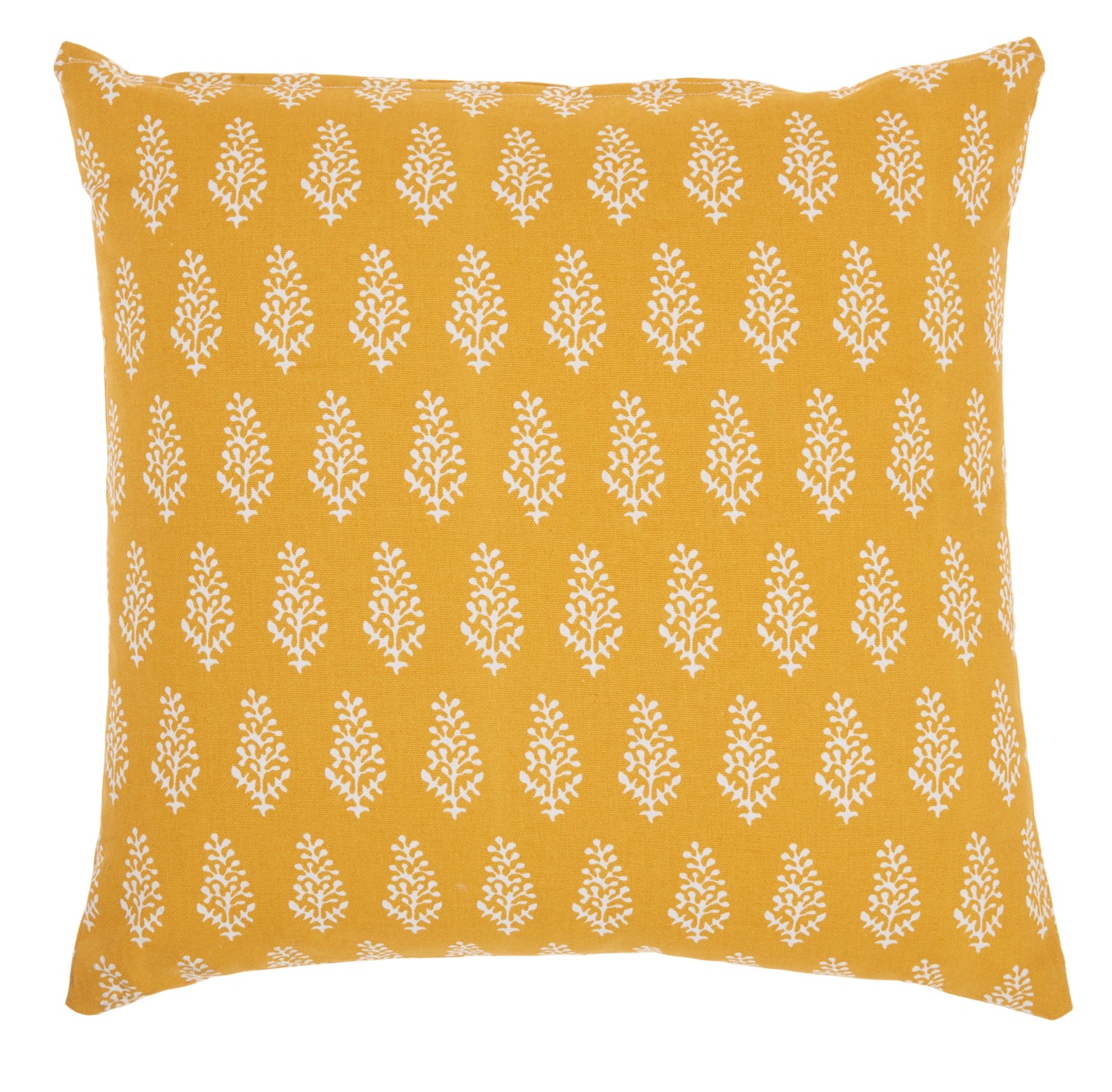 Life Styles SS910 Cotton Printed Leaves Throw Pillow From Mina Victory By Nourison Rugs