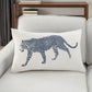 Outdoor Pillows L3390 Synthetic Blend Raised Print Leopard Throw Pillow From Mina Victory By Nourison Rugs
