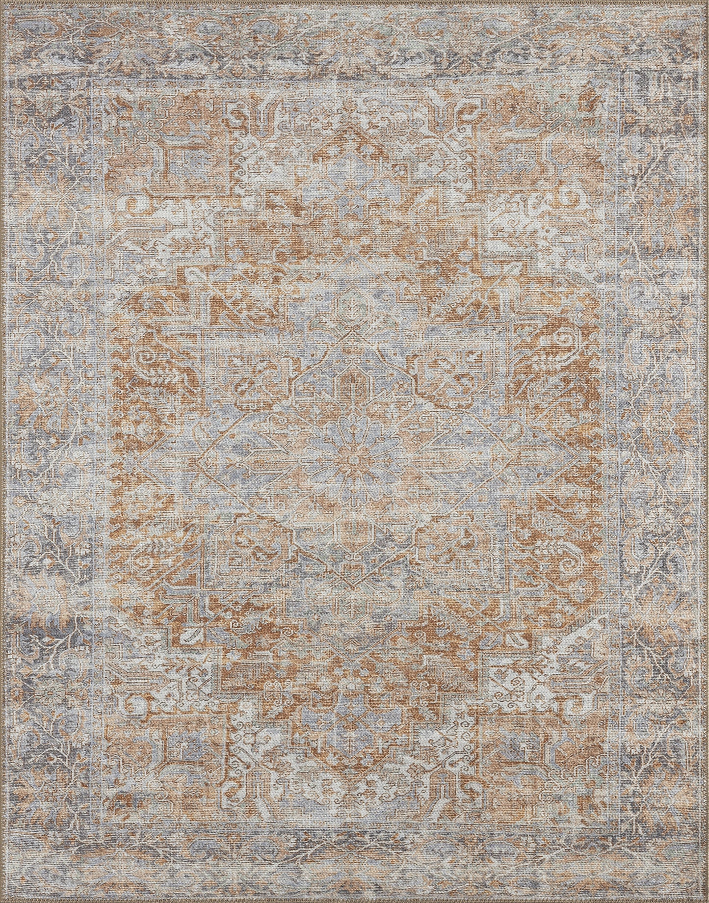 Parker-PRK17 Flat Weave Synthetic Blend Indoor Area Rug by Tayse Rugs