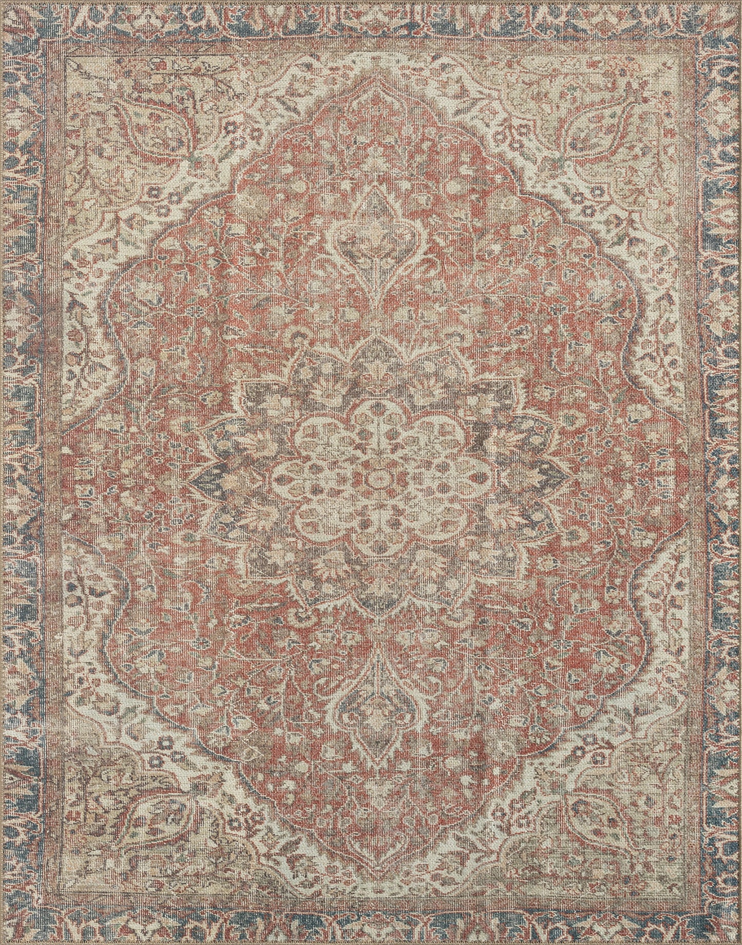 Parker-PRK15 Flat Weave Synthetic Blend Indoor Area Rug by Tayse Rugs