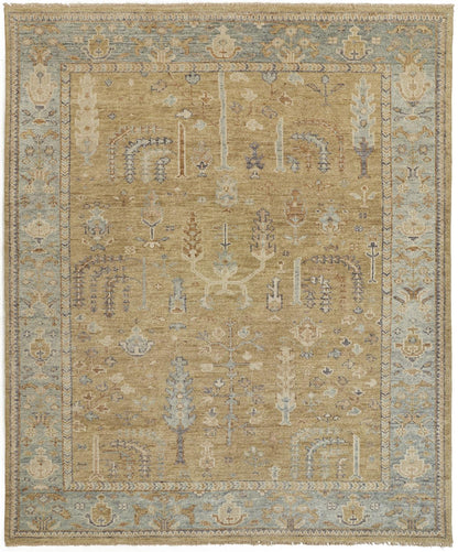 Carrington 6501F Hand Knotted Wool Indoor Area Rug by Feizy Rugs