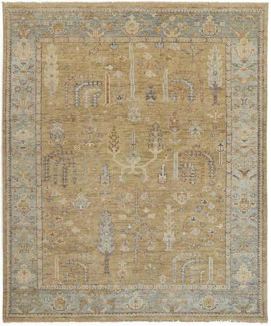 Carrington 6501F Hand Knotted Wool Indoor Area Rug by Feizy Rugs