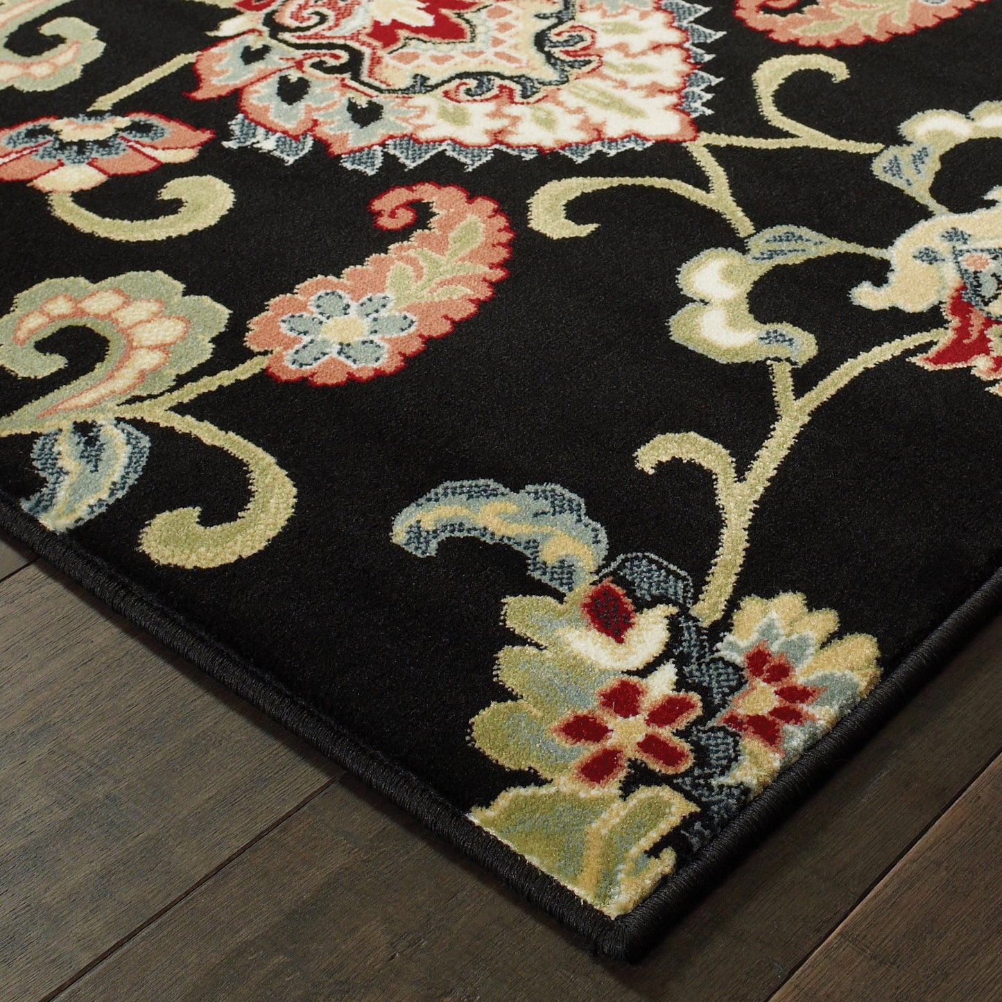 KASHAN Oriental Power-Loomed Synthetic Blend Indoor Area Rug by Oriental Weavers