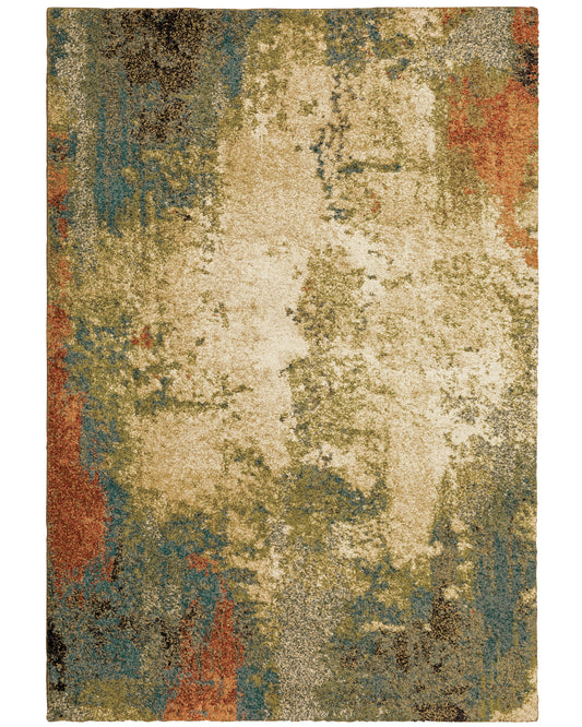 KENDALL Abstract Power-Loomed Synthetic Blend Indoor Area Rug by Oriental Weavers