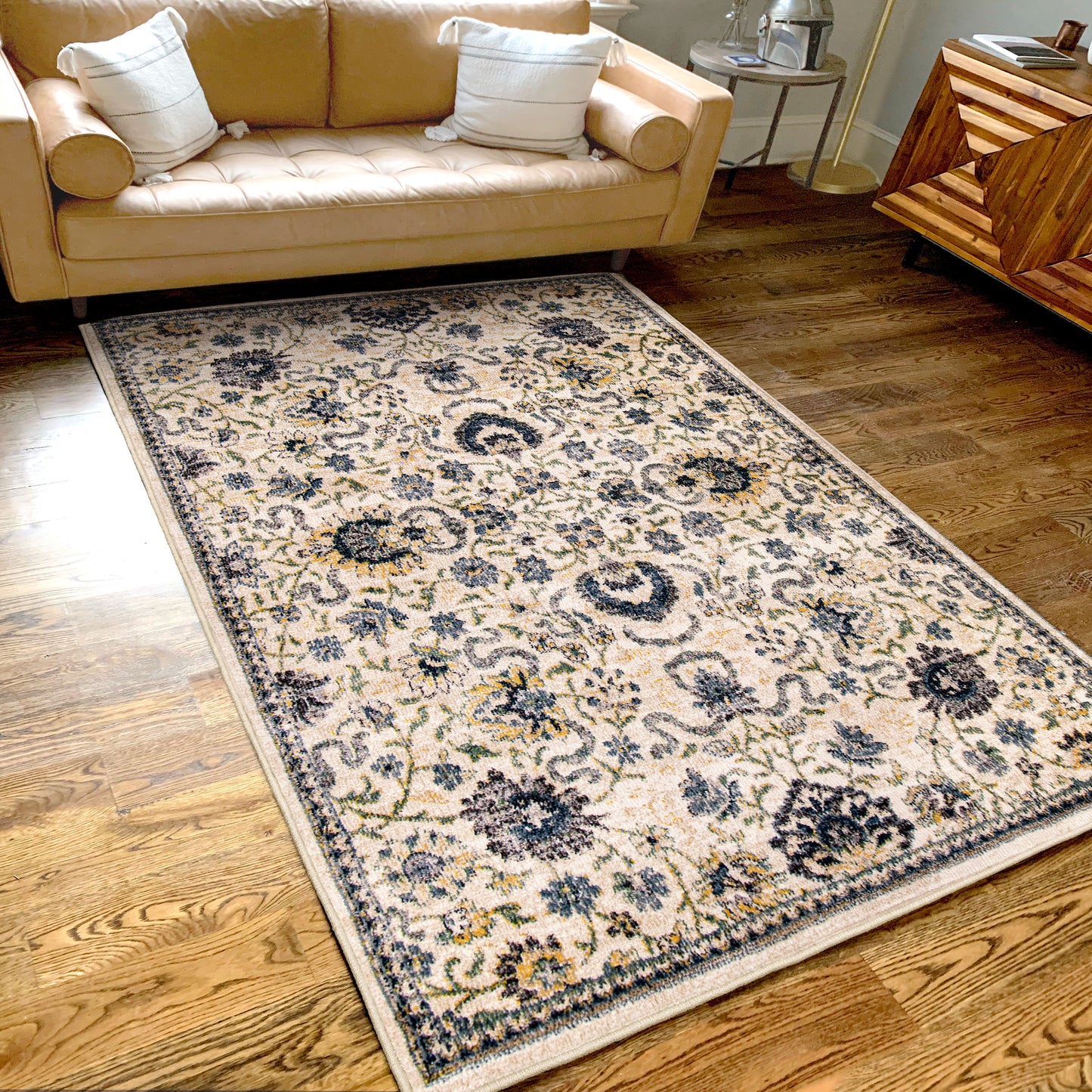 Orian Rugs Morgan Bullard Olivia ASC/OLVM White Area Rug