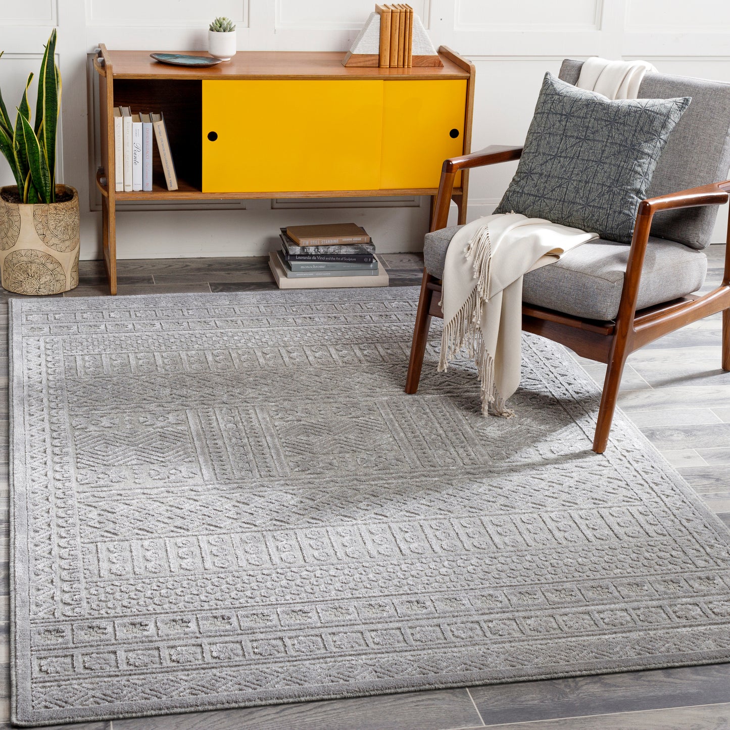 Kingston 29831 Machine Woven Synthetic Blend Indoor Area Rug by Surya Rugs