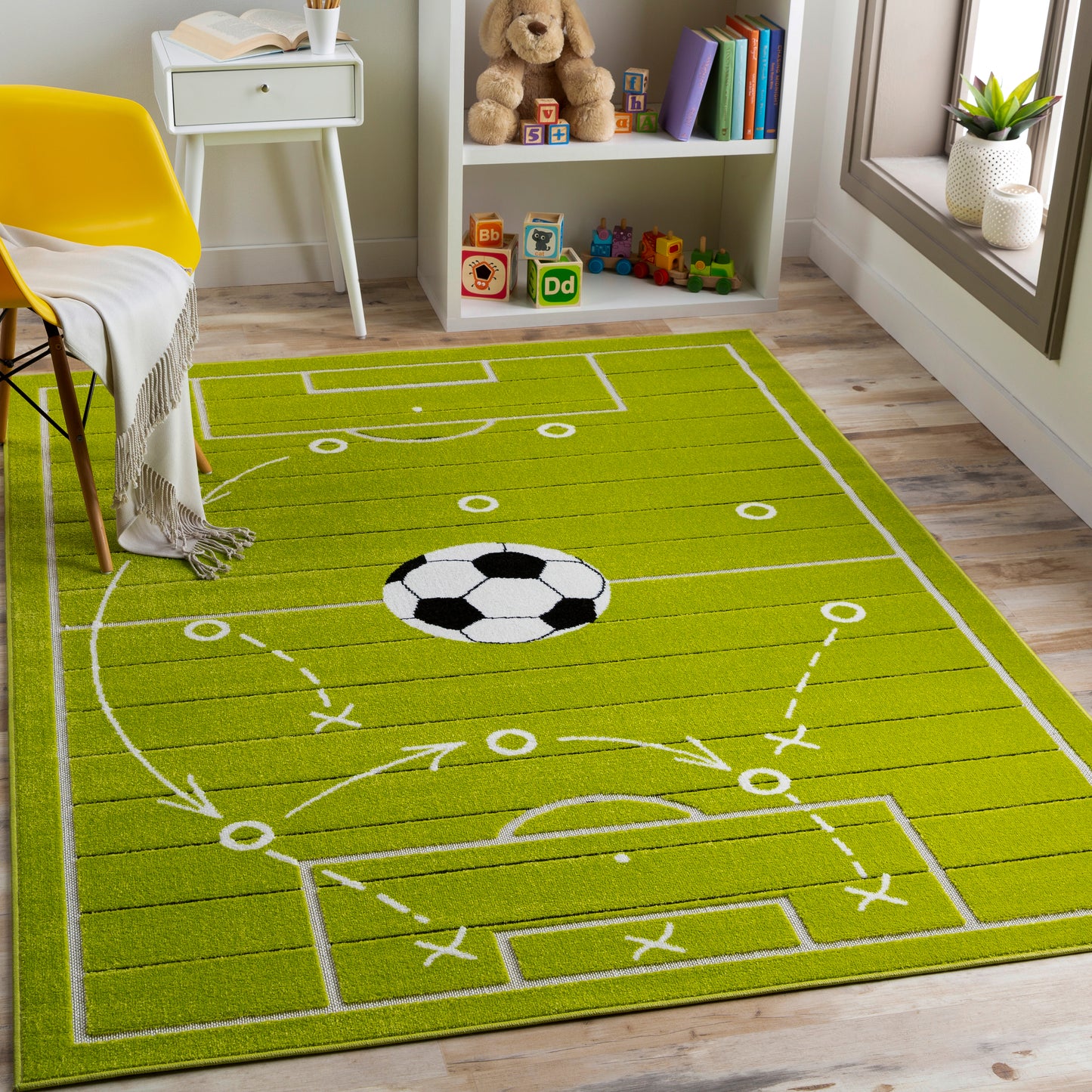 Kindergarten 26632 Machine Woven Synthetic Blend Indoor Area Rug by Surya Rugs