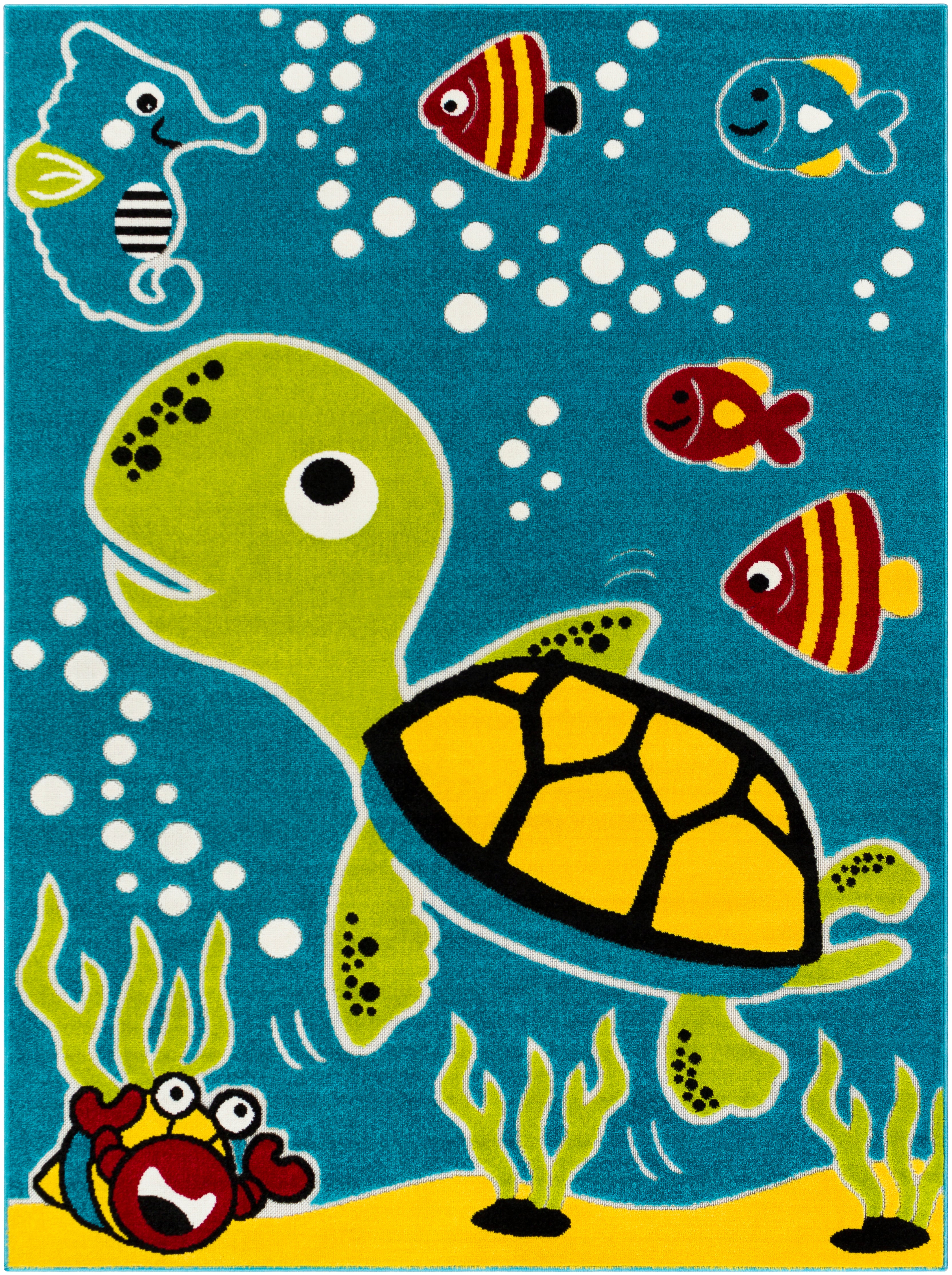 Kindergarten 26635 Machine Woven Synthetic Blend Indoor Area Rug by Su ...