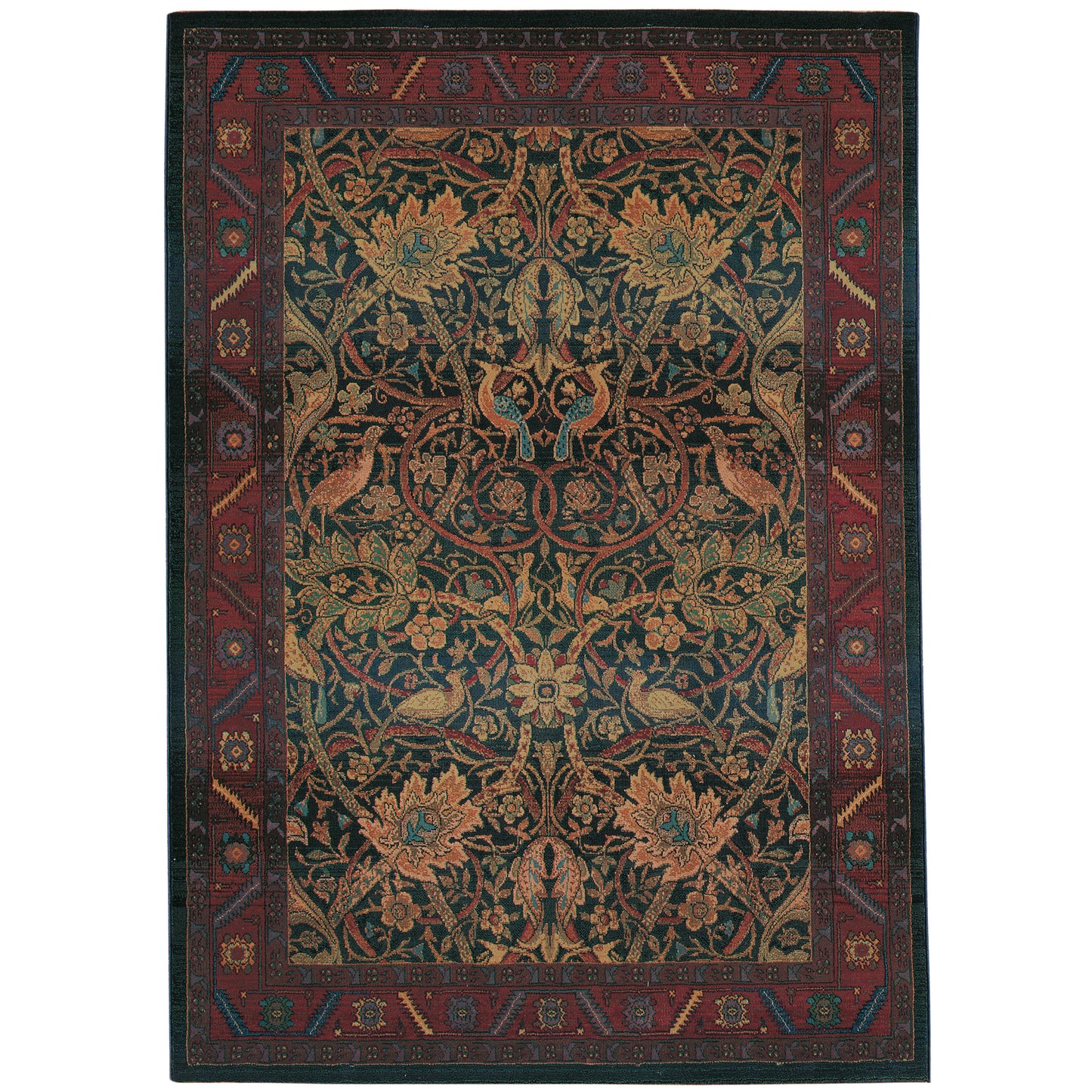 KHARMA Floral Power-Loomed Synthetic Blend Indoor Area Rug by Oriental Weavers