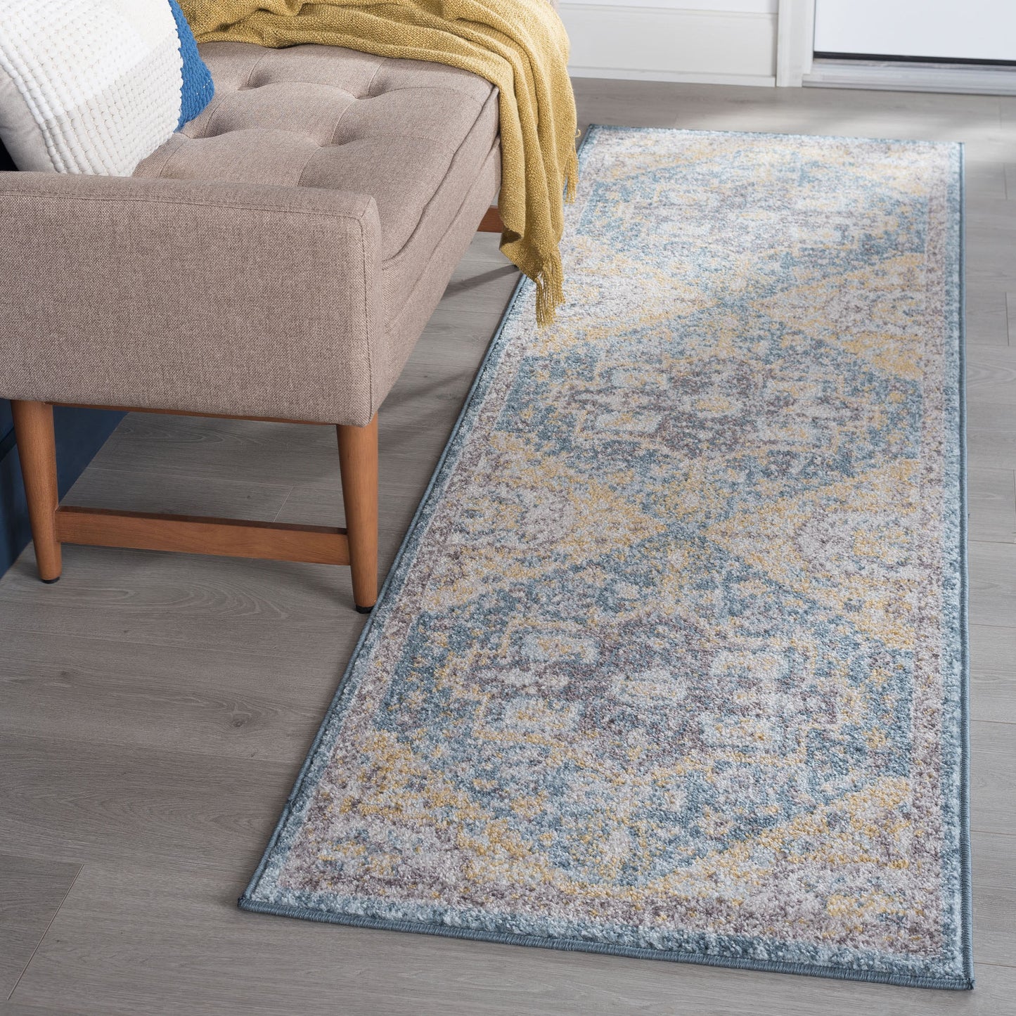 Barclay-BCL12 Cut Pile Synthetic Blend Indoor Area Rug by Tayse Rugs