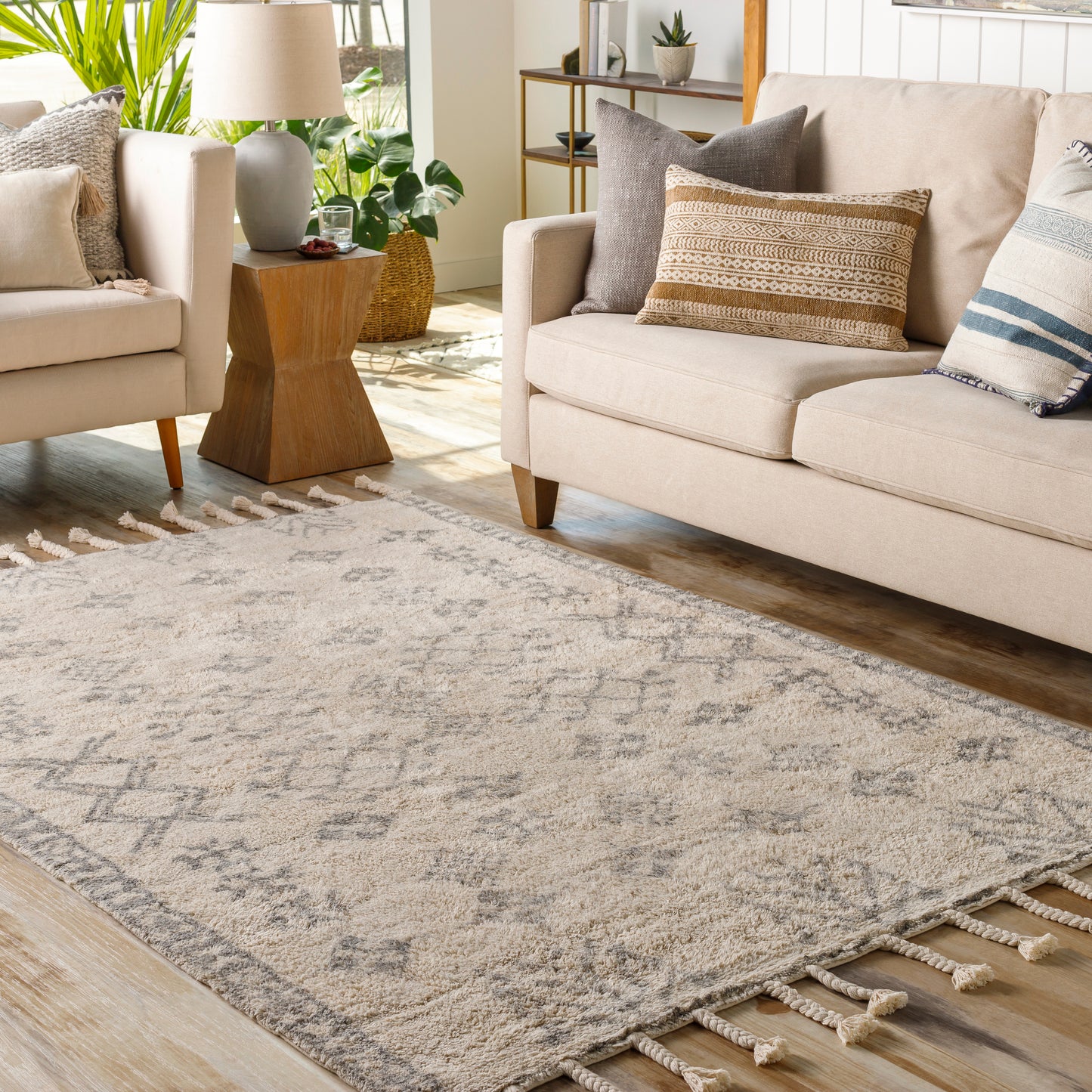 Khemisset 27276 Hand Loomed Cotton Indoor Area Rug by Surya Rugs