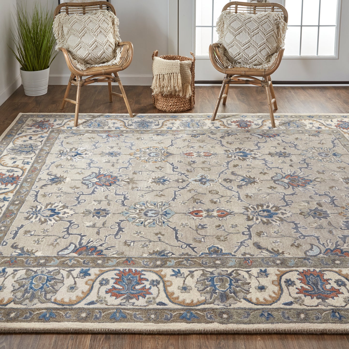 Rylan 8640F Hand Tufted Wool Indoor Area Rug by Feizy Rugs