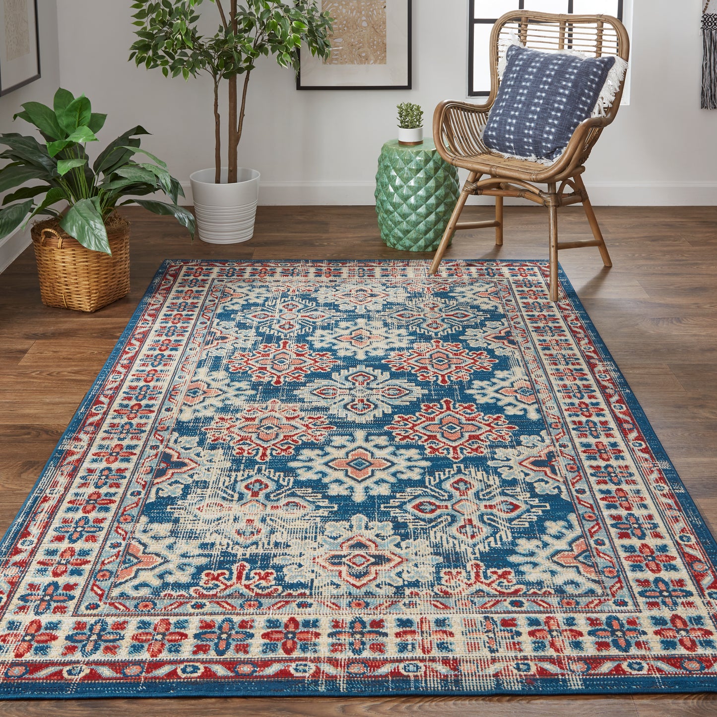 Nolan 39CAF Power Loomed Synthetic Blend Indoor Area Rug by Feizy Rugs