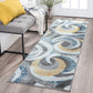 Jaize-JZE14 Cut Pile Synthetic Blend Indoor Area Rug by Tayse Rugs