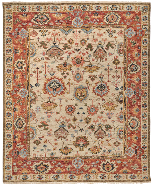 Carrington 6805F Hand Knotted Wool Indoor Area Rug by Feizy Rugs