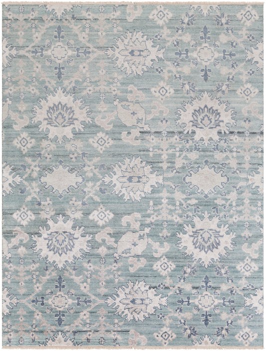 Kushal 26070 Hand Knotted Synthetic Blend Indoor Area Rug by Surya Rugs