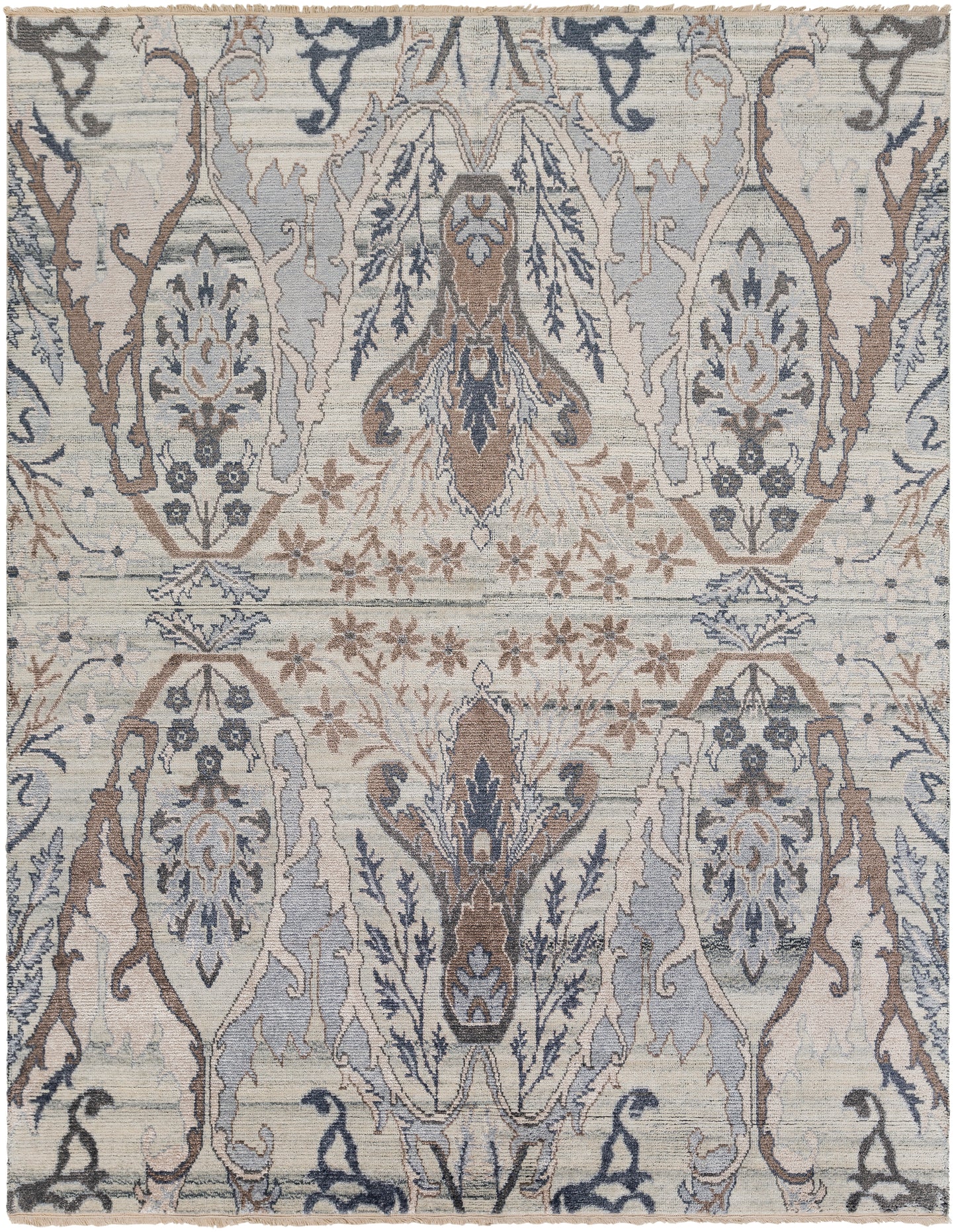 Kushal 26065 Hand Knotted Synthetic Blend Indoor Area Rug by Surya Rugs