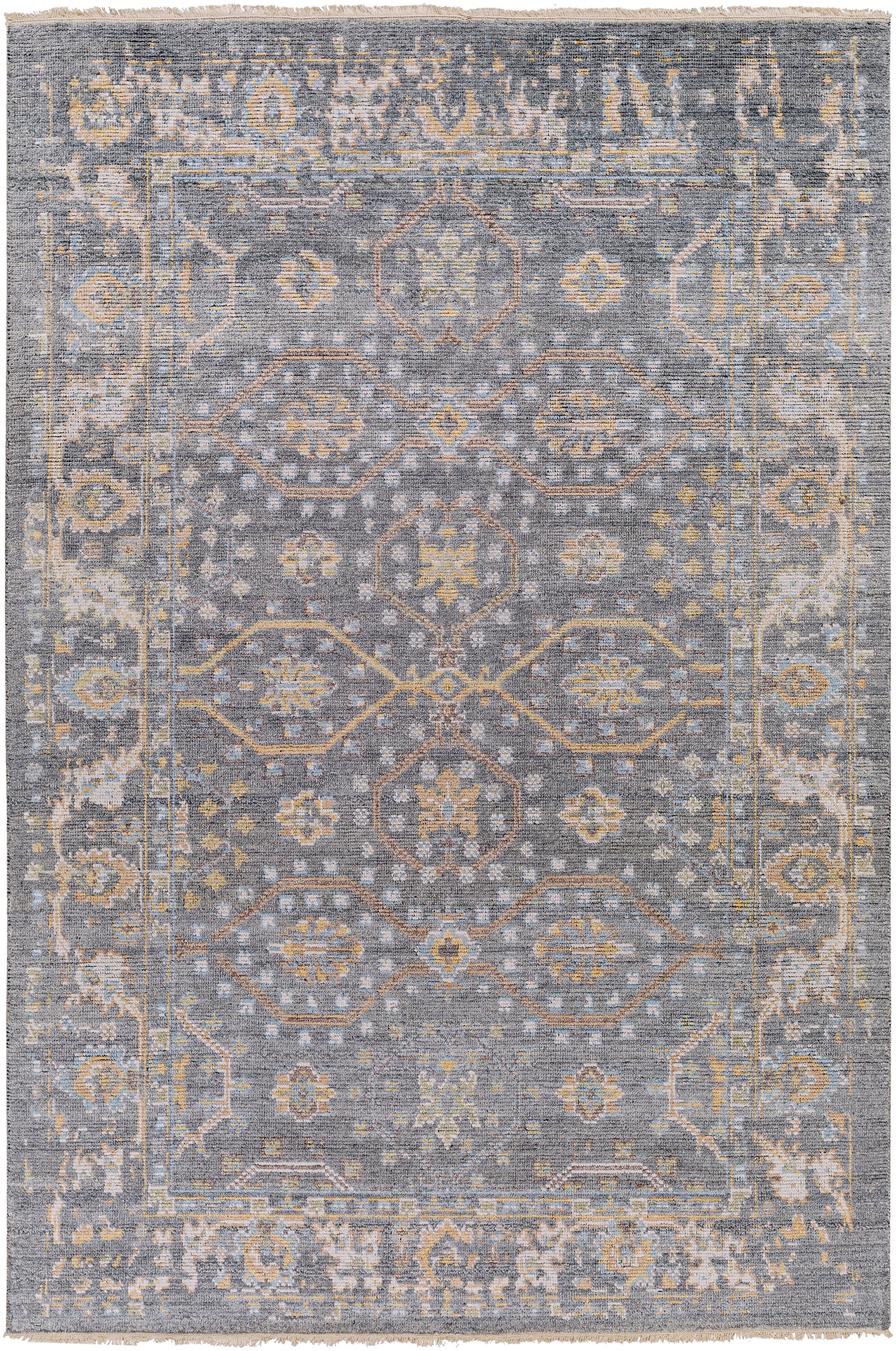 Kushal 29789 Hand Knotted Synthetic Blend Indoor Area Rug by Surya Rugs