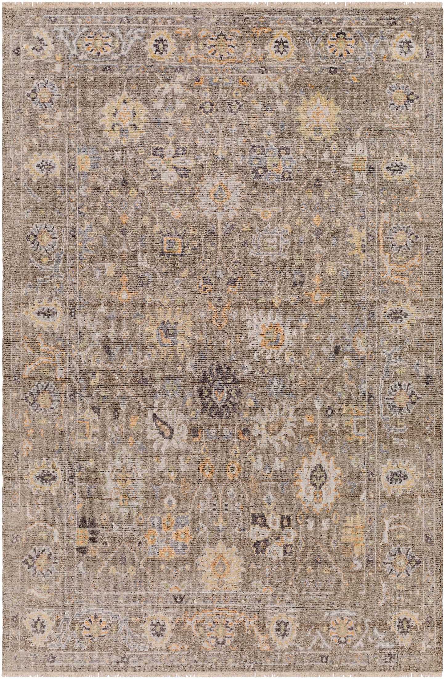 Kushal 29790 Hand Knotted Synthetic Blend Indoor Area Rug by Surya Rugs