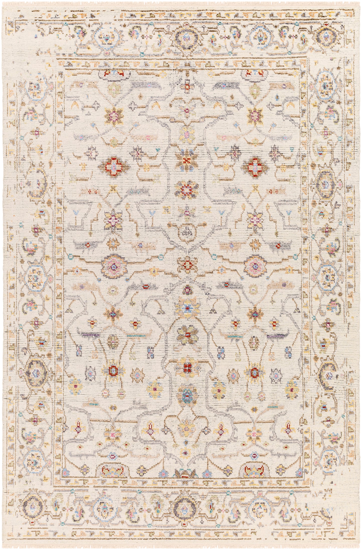 Kushal 30132 Hand Knotted Synthetic Blend Indoor Area Rug by Surya Rugs