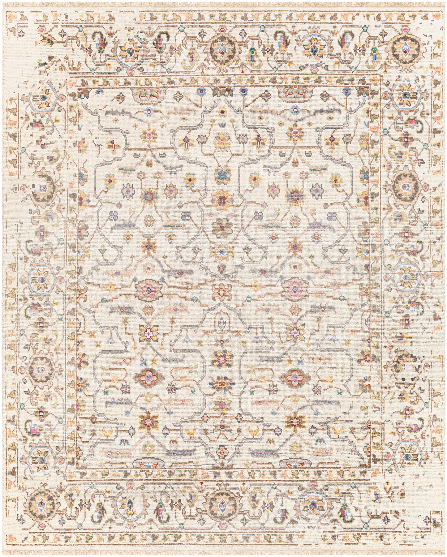 Kushal 30132 Hand Knotted Synthetic Blend Indoor Area Rug by Surya Rugs