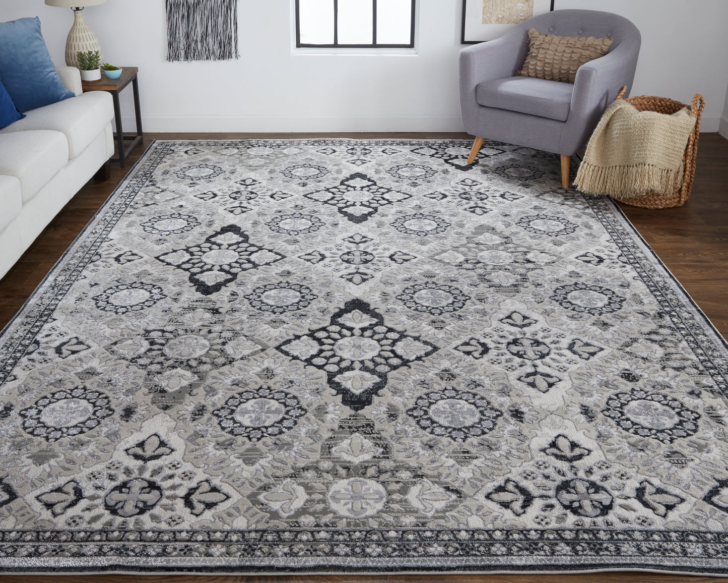Macklaine 39FVF Power Loomed Synthetic Blend Indoor Area Rug by Feizy Rugs