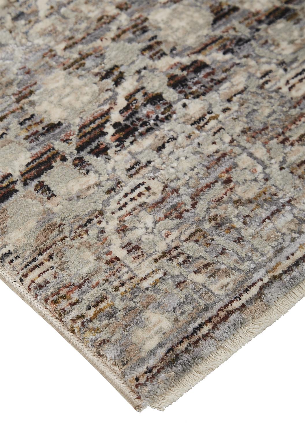 Caprio 3961F Machine Made Synthetic Blend Indoor Area Rug by Feizy Rugs