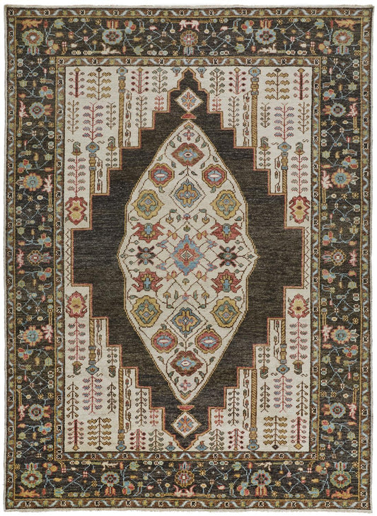 Piraj 6755F Hand Knotted Wool Indoor Area Rug by Feizy Rugs