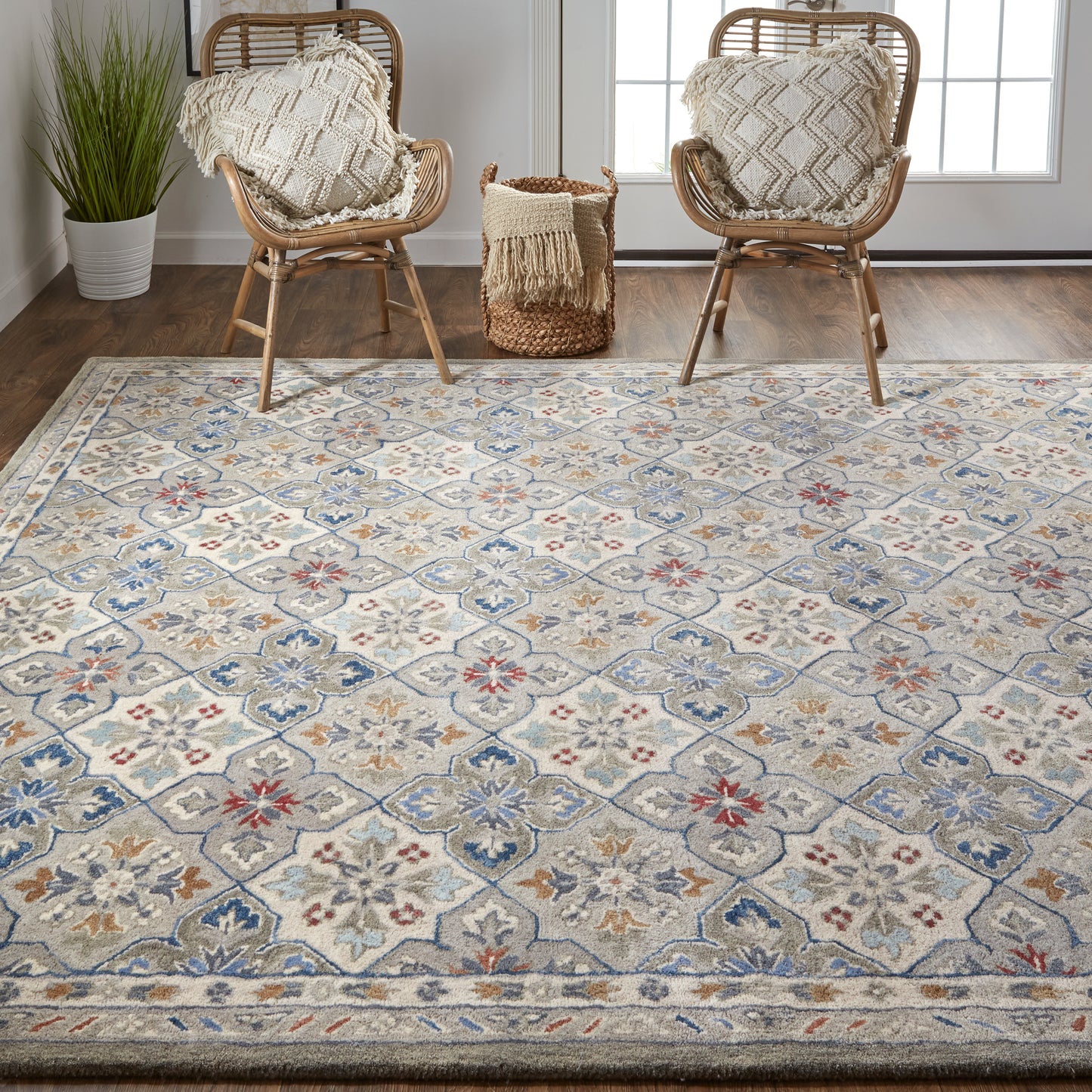 Rylan 8638F Hand Tufted Wool Indoor Area Rug by Feizy Rugs