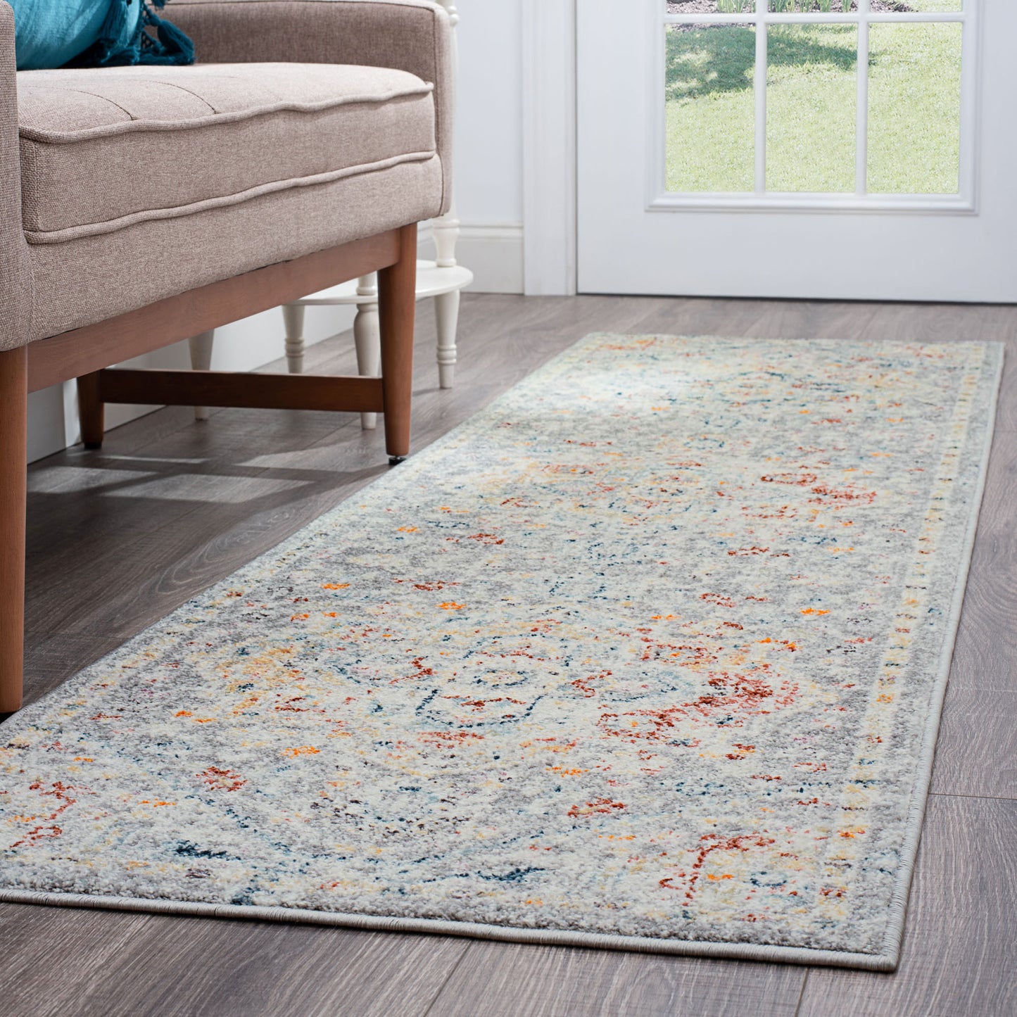 Wakefield-WFL41 Cut Pile Synthetic Blend Indoor Area Rug by Tayse Rugs