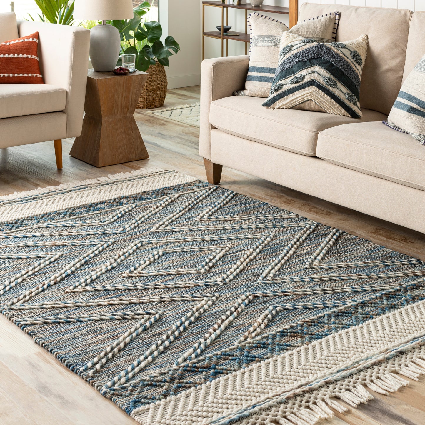 Lucia 30185 Hand Woven Wool Indoor Area Rug by Surya Rugs