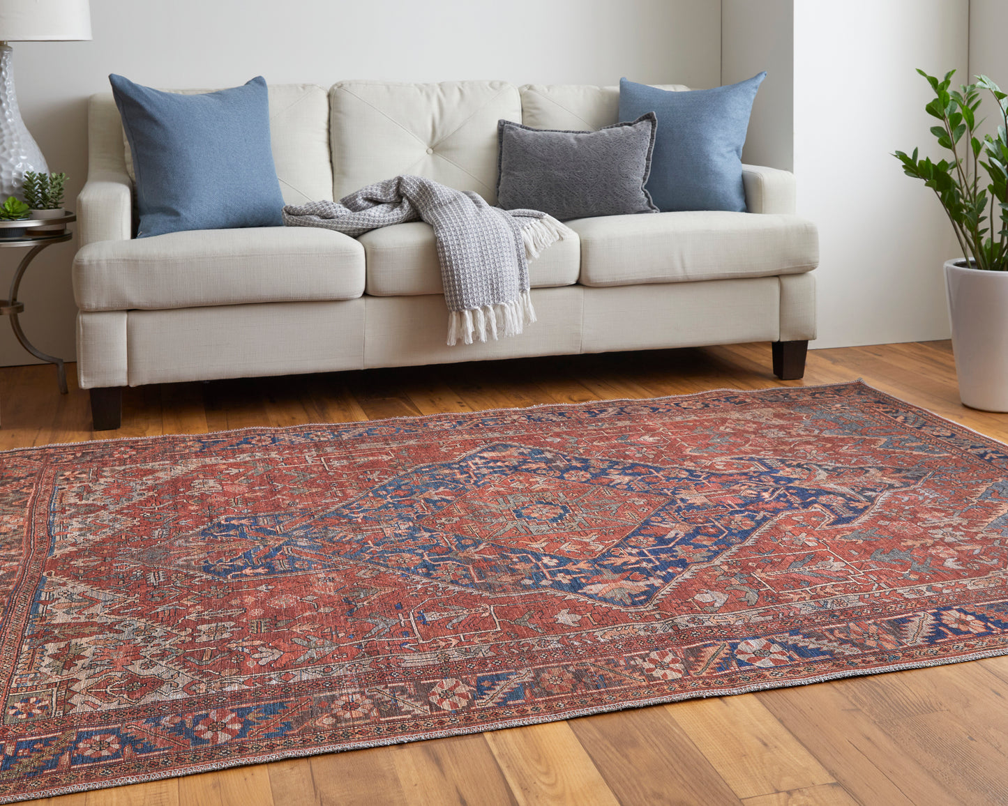 Rawlins 39HQF Power Loomed Synthetic Blend Indoor Area Rug by Feizy Rugs
