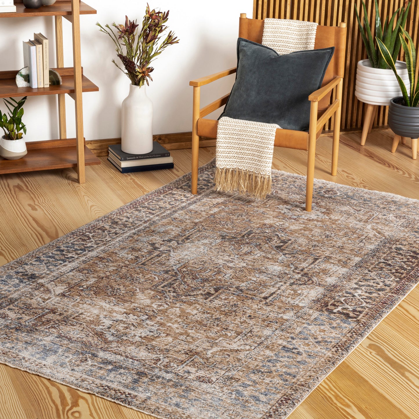 Lincoln 23904 Machine Woven Synthetic Blend Indoor Area Rug by Surya Rugs