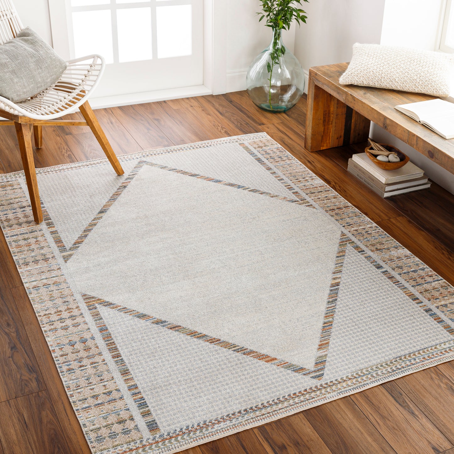 Lillian 31351 Machine Woven Synthetic Blend Indoor Area Rug by Surya Rugs