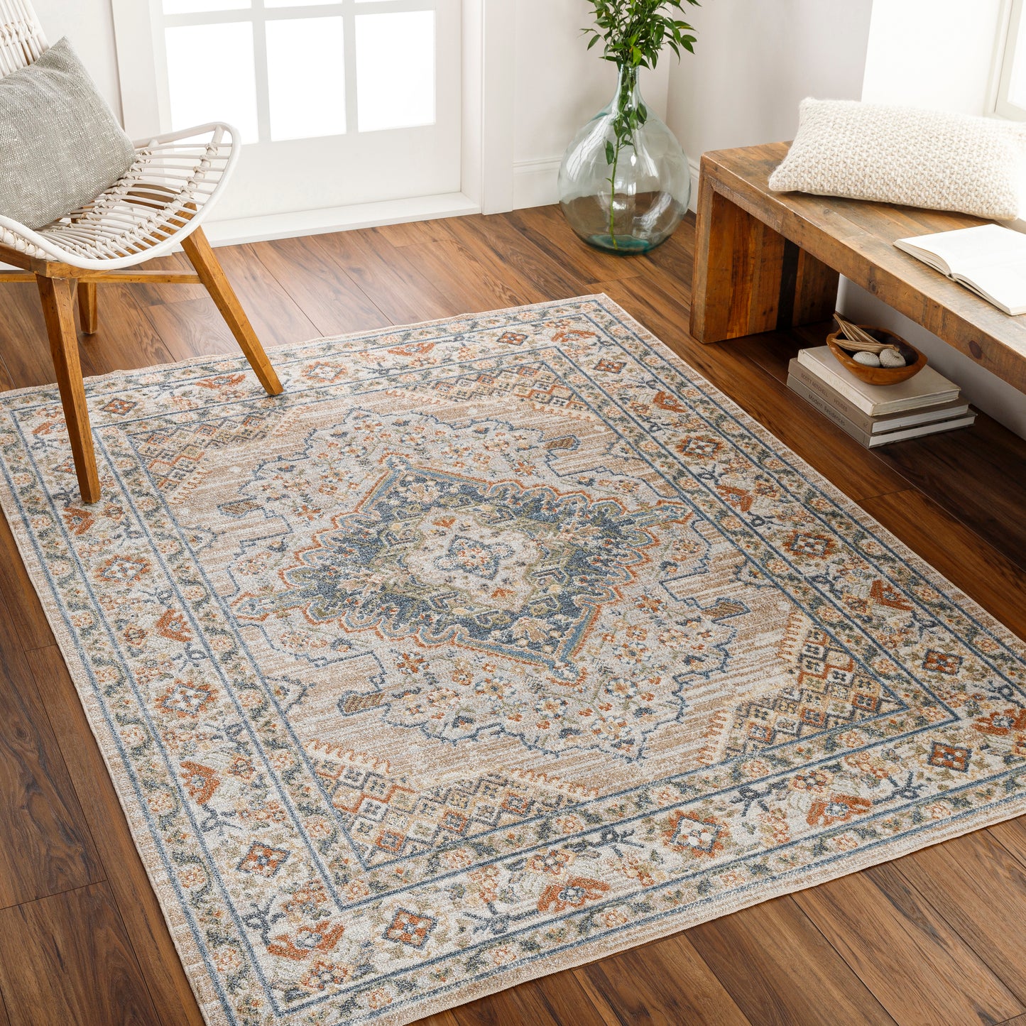 Lillian 31357 Machine Woven Synthetic Blend Indoor Area Rug by Surya Rugs