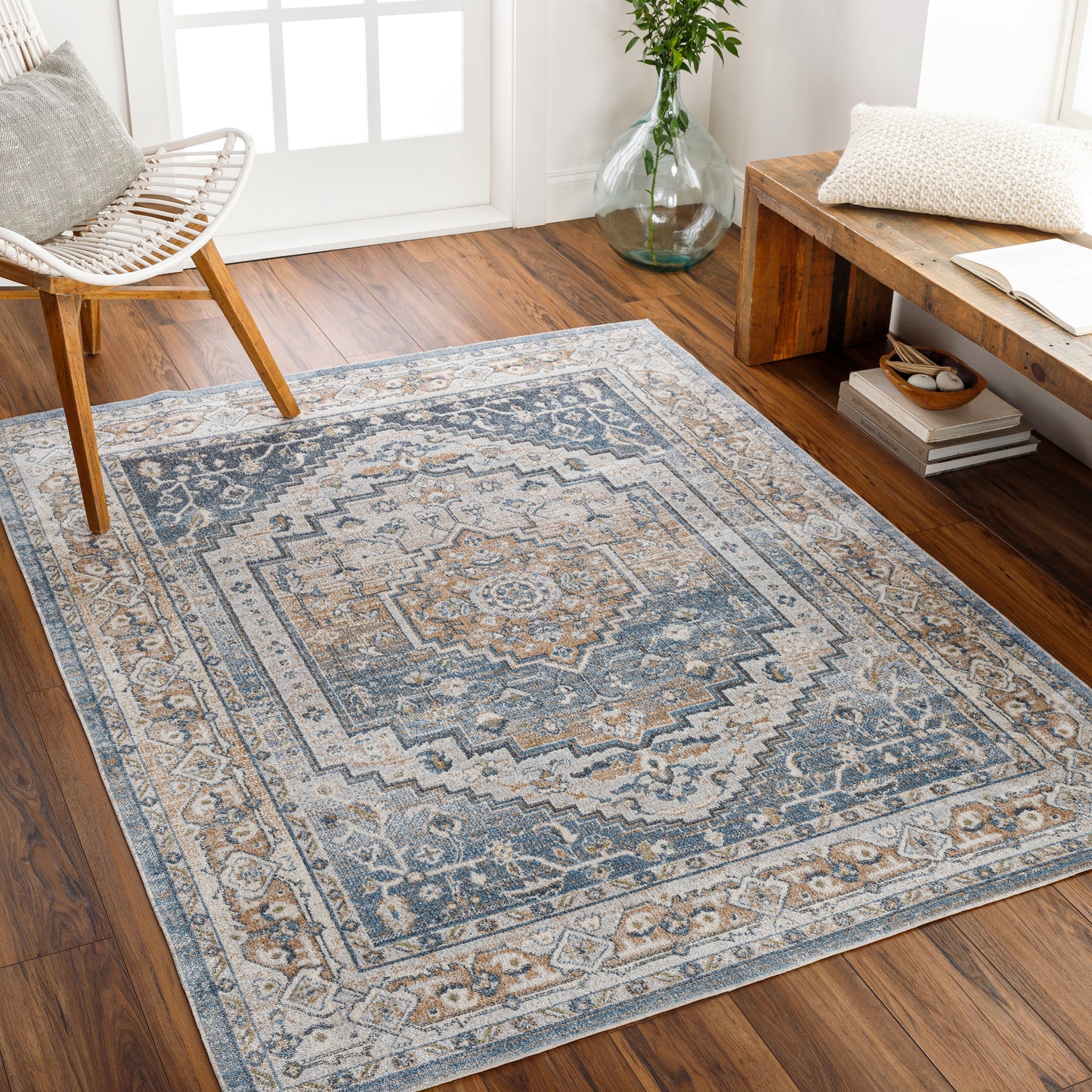 Lillian 31361 Machine Woven Synthetic Blend Indoor Area Rug by Surya Rugs