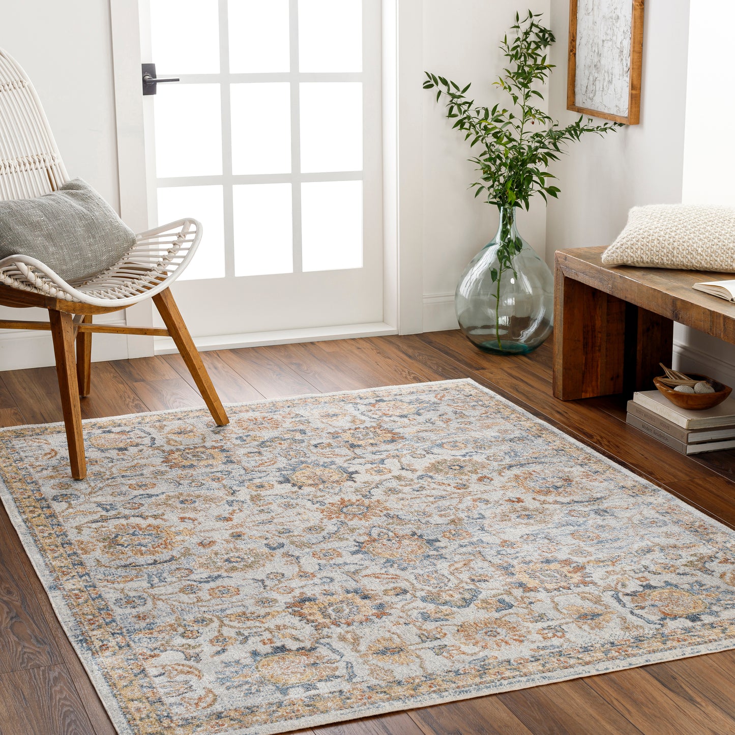 Lillian 31365 Machine Woven Synthetic Blend Indoor Area Rug by Surya Rugs