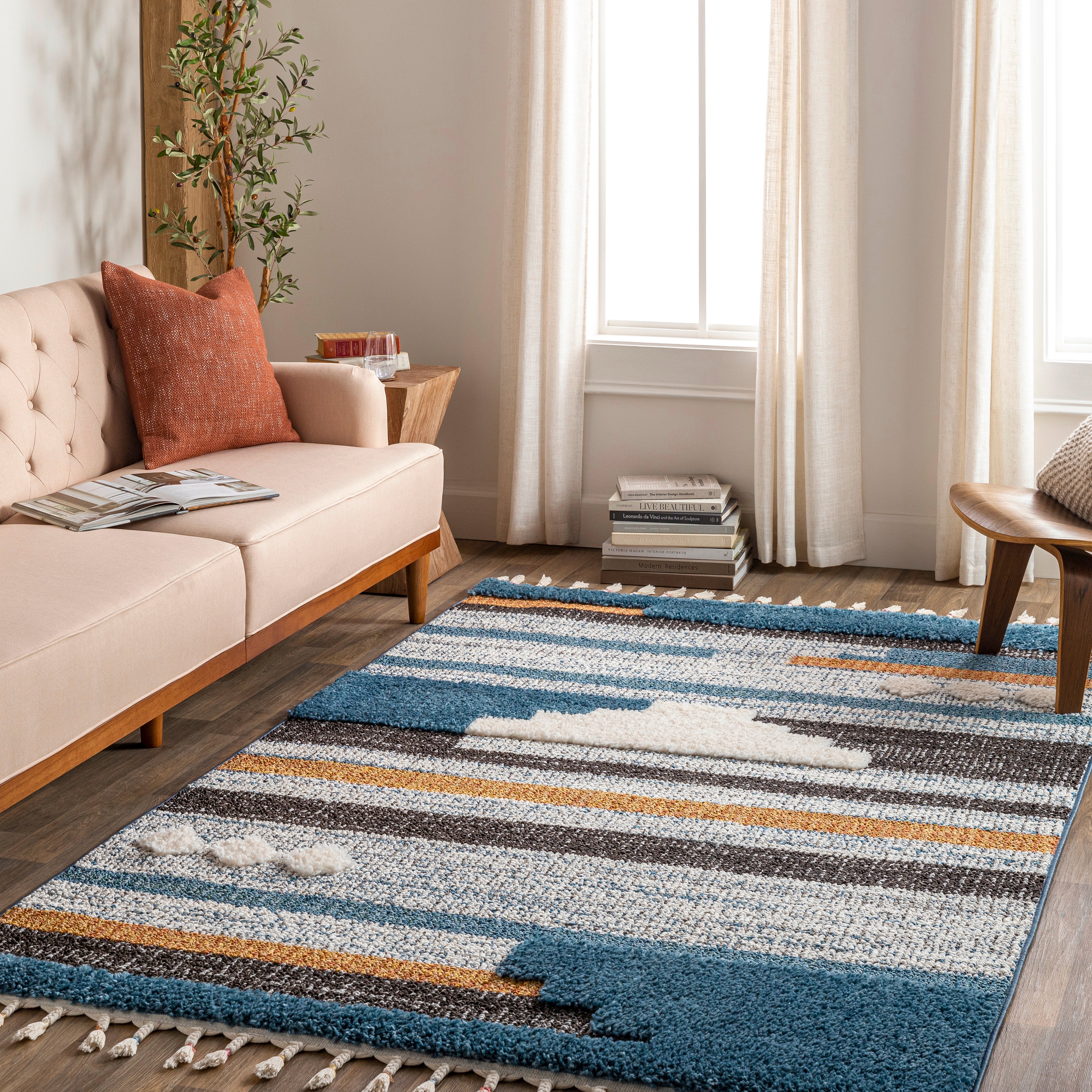 Lofty 30656 Machine Woven Synthetic Blend Indoor Area Rug by Surya Rug ...