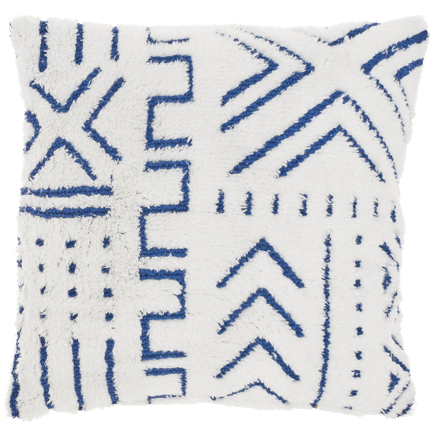 Life Styles AA016 Cotton Woven Boho Pattern Throw Pillow From Mina Victory By Nourison Rugs