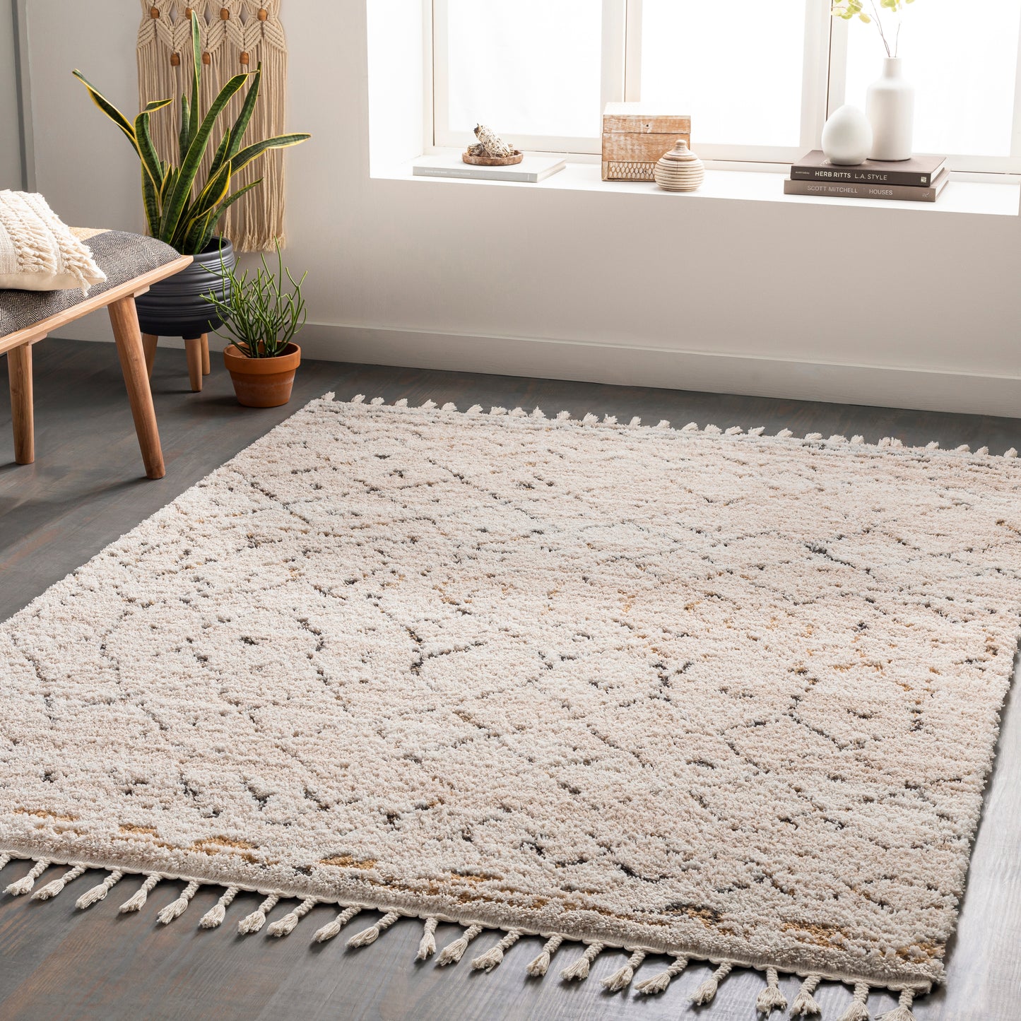 Lisbon 29948 Machine Woven Synthetic Blend Indoor Area Rug by Surya Rugs