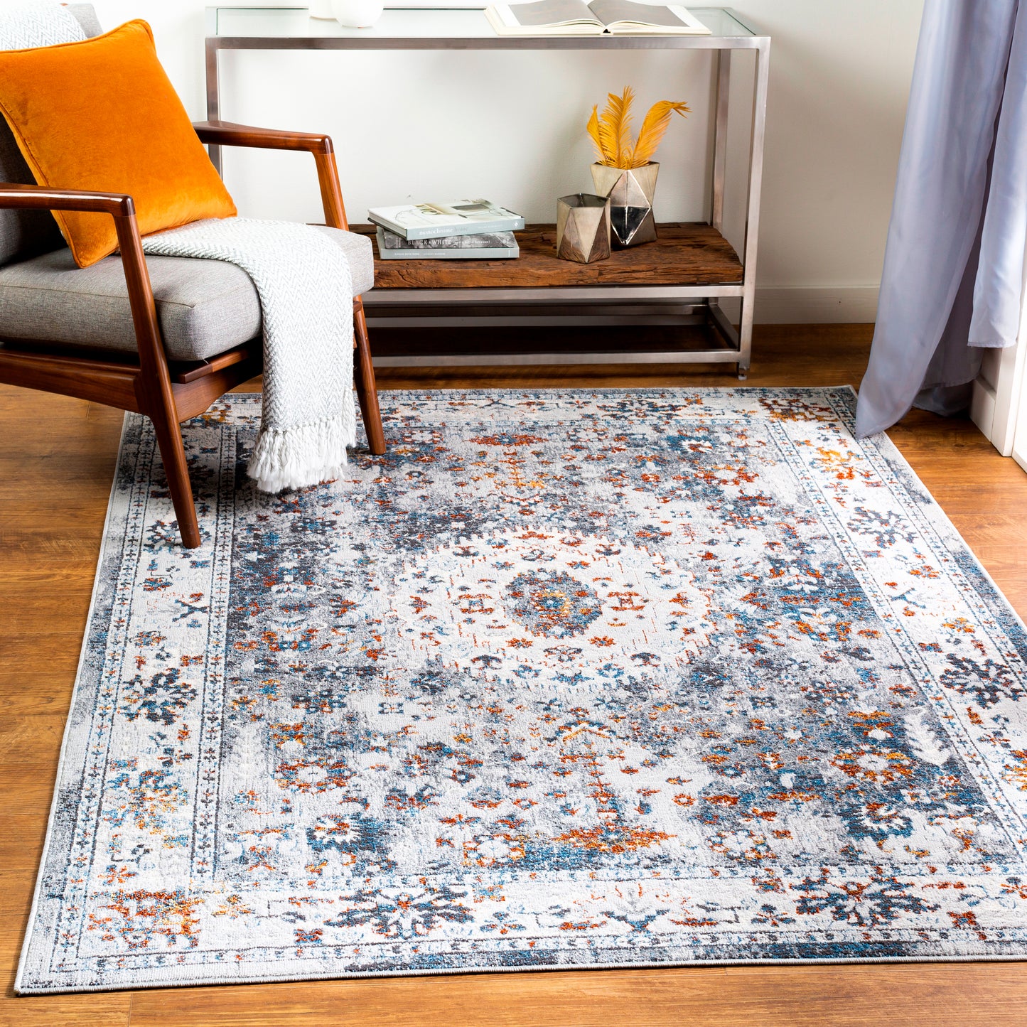 Lustro 27915 Machine Woven Synthetic Blend Indoor Area Rug by Surya Rugs