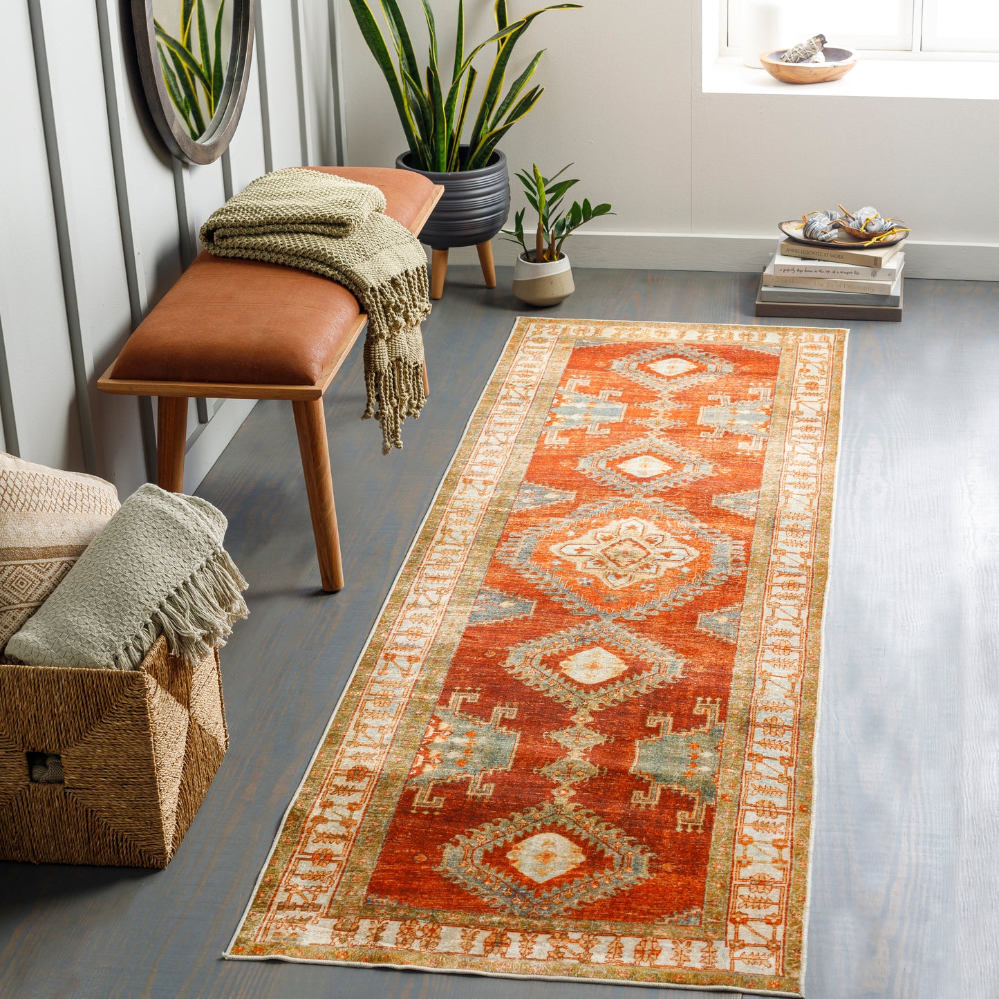 Lavable 29447 Machine Woven Synthetic Blend Indoor Area Rug by Surya Rugs