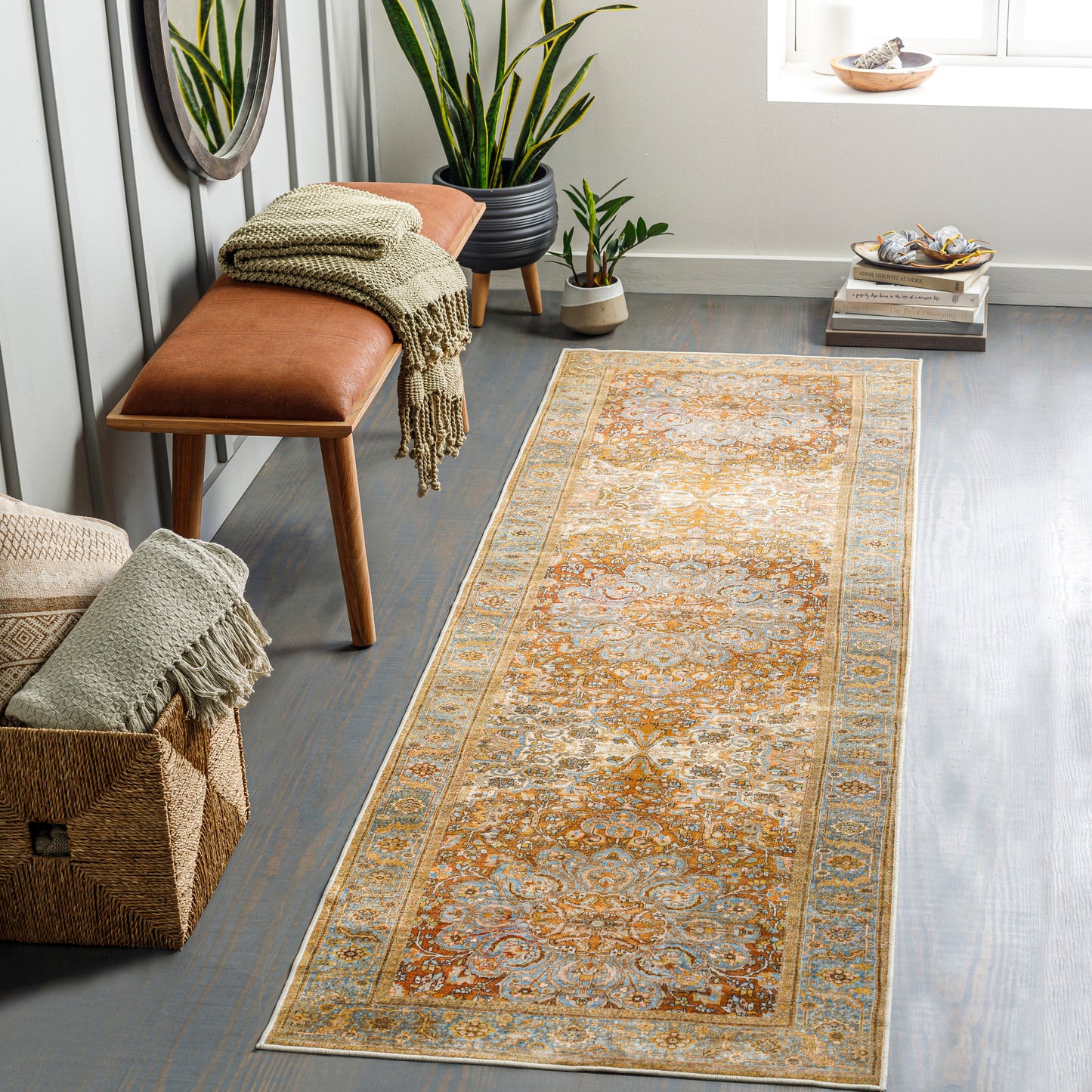 Lavable 29448 Machine Woven Synthetic Blend Indoor Area Rug by Surya Rugs